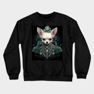 Victorian Chihuahua Crewneck Sweatshirt